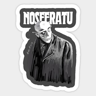 Nosferatu Illustration - 1932. Sticker